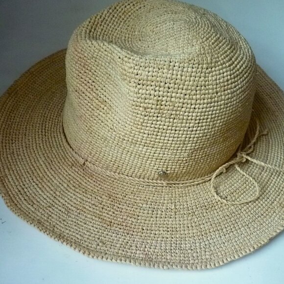 Helen Kaminski wide brim raffia hat OS - Picture 1 of 4